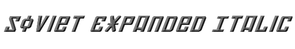 Soviet Expanded Italic 