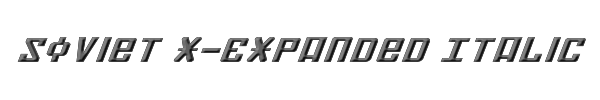 Soviet X-Expanded Italic 