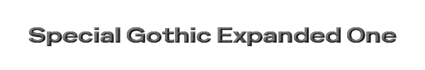 Special Gothic Expanded One 