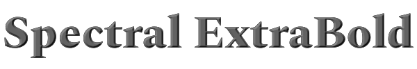 Spectral ExtraBold 