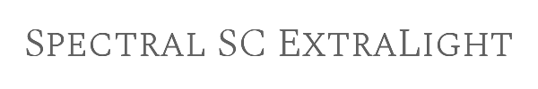 Spectral SC ExtraLight 