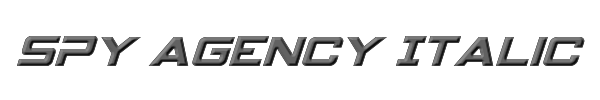 Spy Agency Italic 