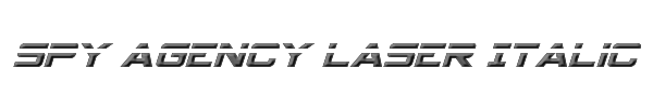 Spy Agency Laser Italic 