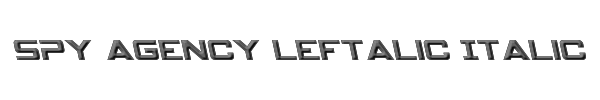 Spy Agency Leftalic Italic 