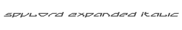 Spylord Expanded Italic 