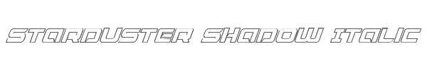 Starduster Shadow Italic 