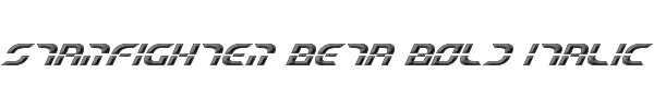Starfighter Beta Bold Italic 