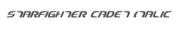Starfighter Cadet Italic 
