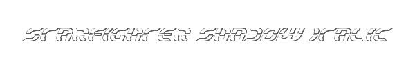 Starfighter Shadow Italic 