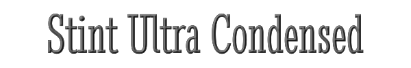 Stint Ultra Condensed 