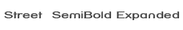Street  SemiBold Expanded 
