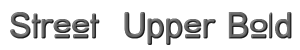 Street  Upper Bold 