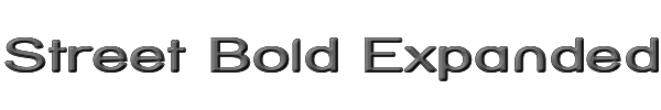 Street Bold Expanded 