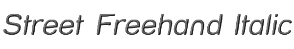 Street Freehand Italic 