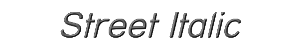 Street Italic 