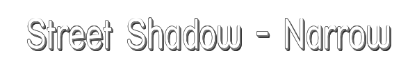 Street Shadow - Narrow 