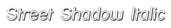 Street Shadow Italic 