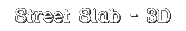 Street Slab - 3D 