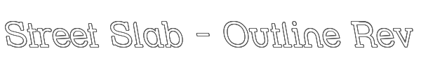 Street Slab - Outline Rev 