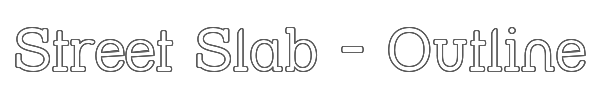 Street Slab - Outline 