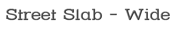 Street Slab - Wide 