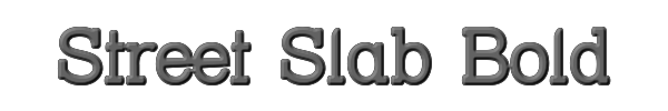 Street Slab Bold 