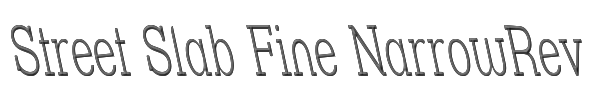 Street Slab Fine NarrowRev 