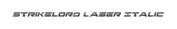 Strikelord Laser Italic 