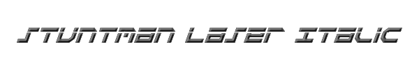 Stuntman Laser Italic 
