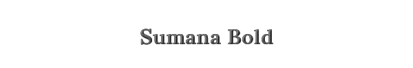Sumana Bold 