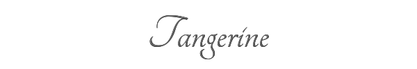 Tangerine 