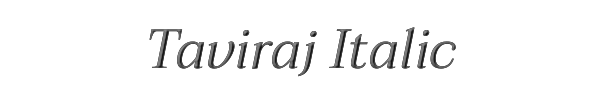 Taviraj Italic 