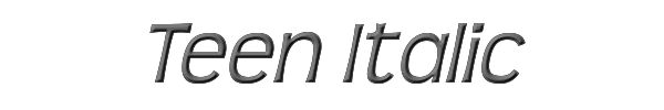 Teen Italic 