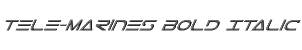 Tele-Marines Bold Italic 