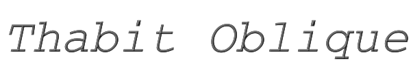 Thabit Oblique 