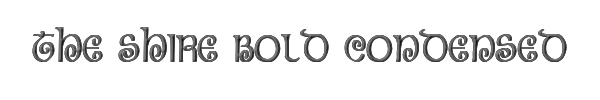 The Shire Bold Condensed 