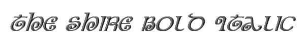 The Shire Bold Italic 