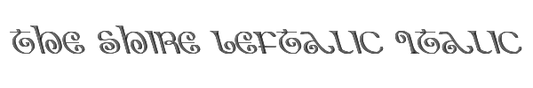 The Shire Leftalic Italic 