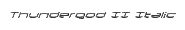 Thundergod II Italic 