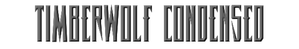 Timberwolf Condensed 