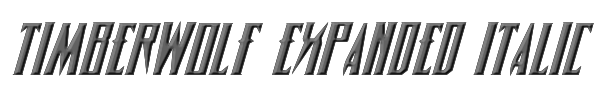 Timberwolf Expanded Italic 
