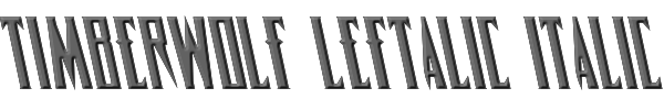 Timberwolf Leftalic Italic 