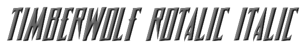 Timberwolf Rotalic Italic 