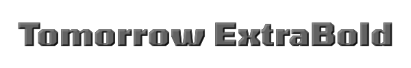 Tomorrow ExtraBold 