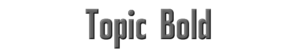 Topic Bold 