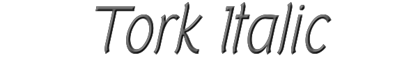 Tork Italic 