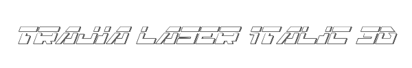 Trajia Laser Italic 3D 