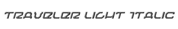 Traveler Light Italic 