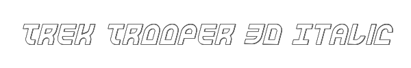Trek Trooper 3D Italic 