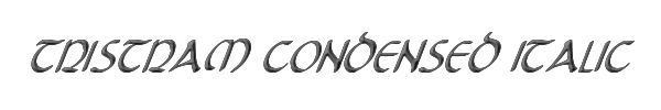 Tristram Condensed Italic 